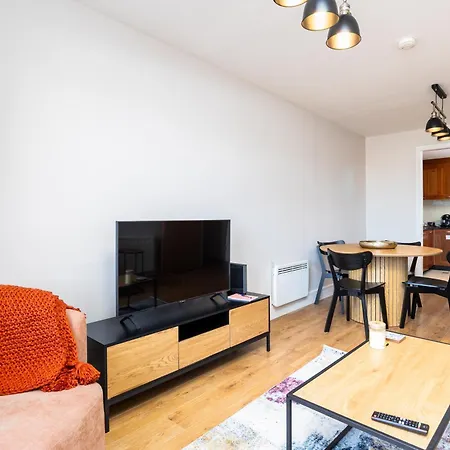 Chic 2-bed Flat With River Liffey Views - 12 Mins To Grand Canal Dock Station Apartmán *